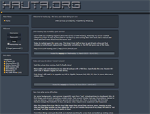 Tablet Screenshot of hauta.org